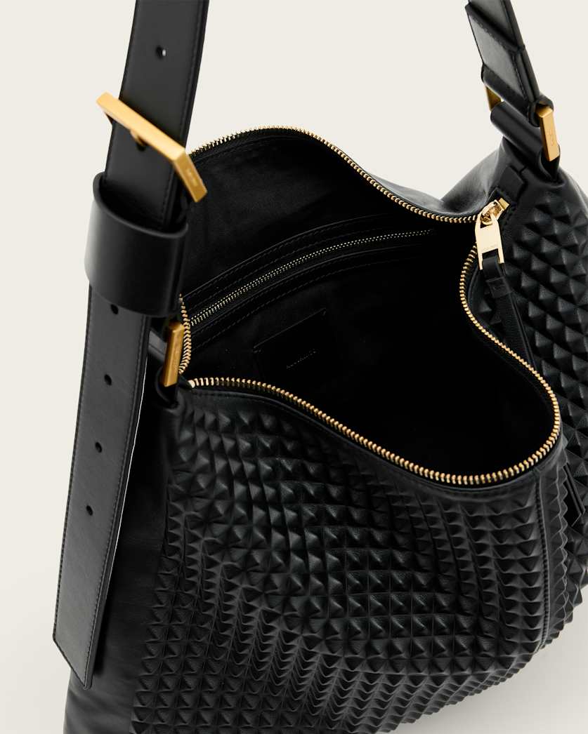 Edbury Studded Leather Shoulder Bag
