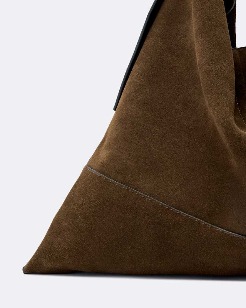 Asha Suede Shoulder Bag