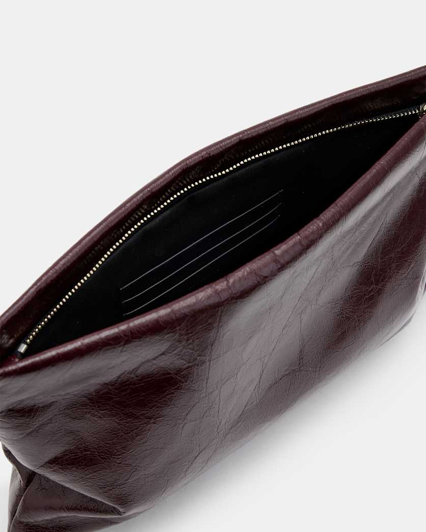 Bettina Leather Clutch Bag