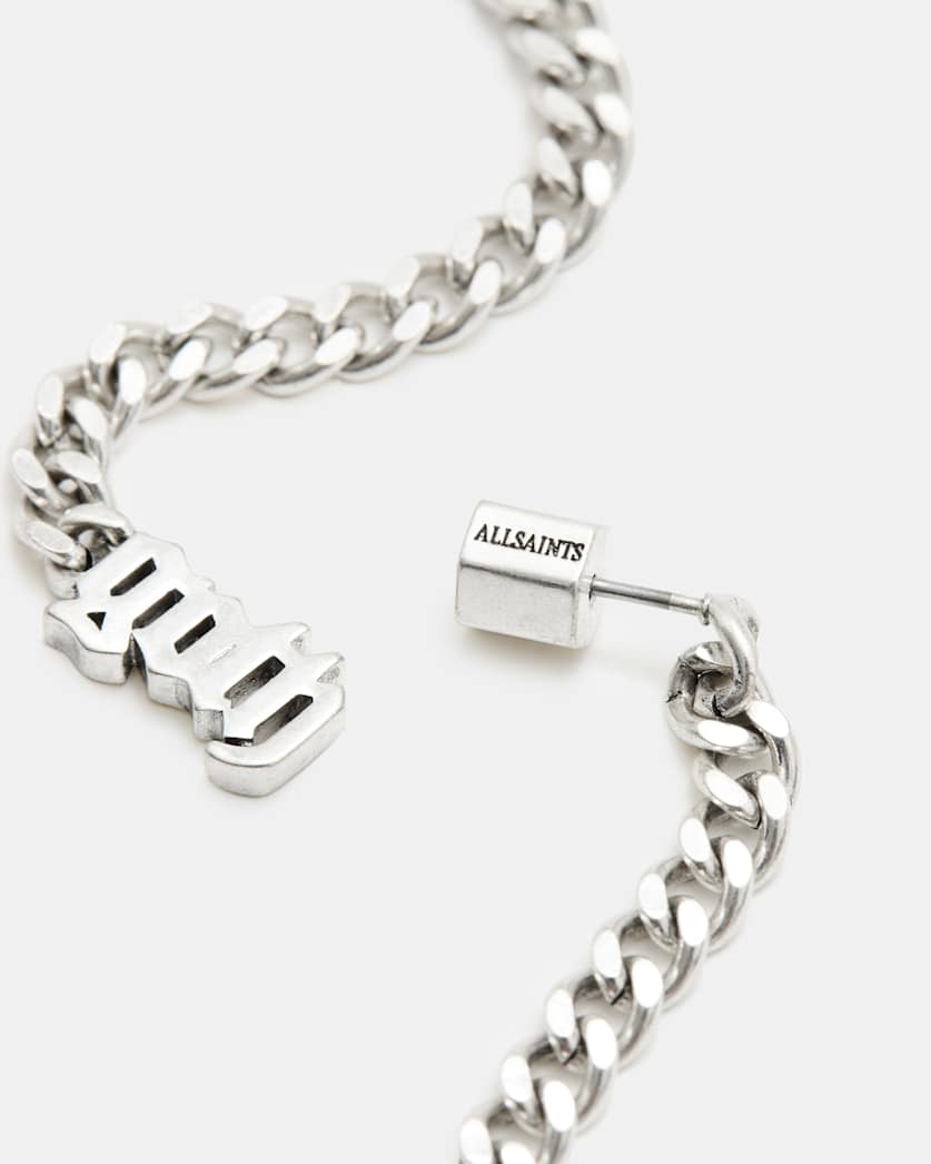 Goth Drop Chain Earrings