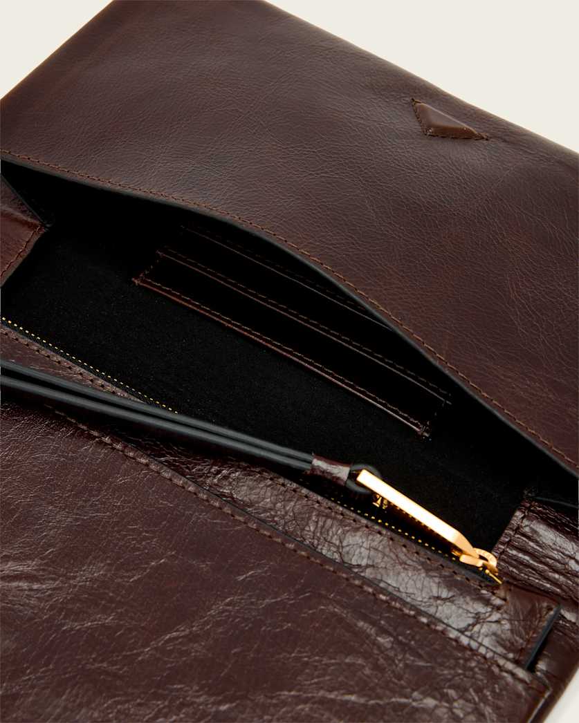 Harluna Leather Clutch Bag