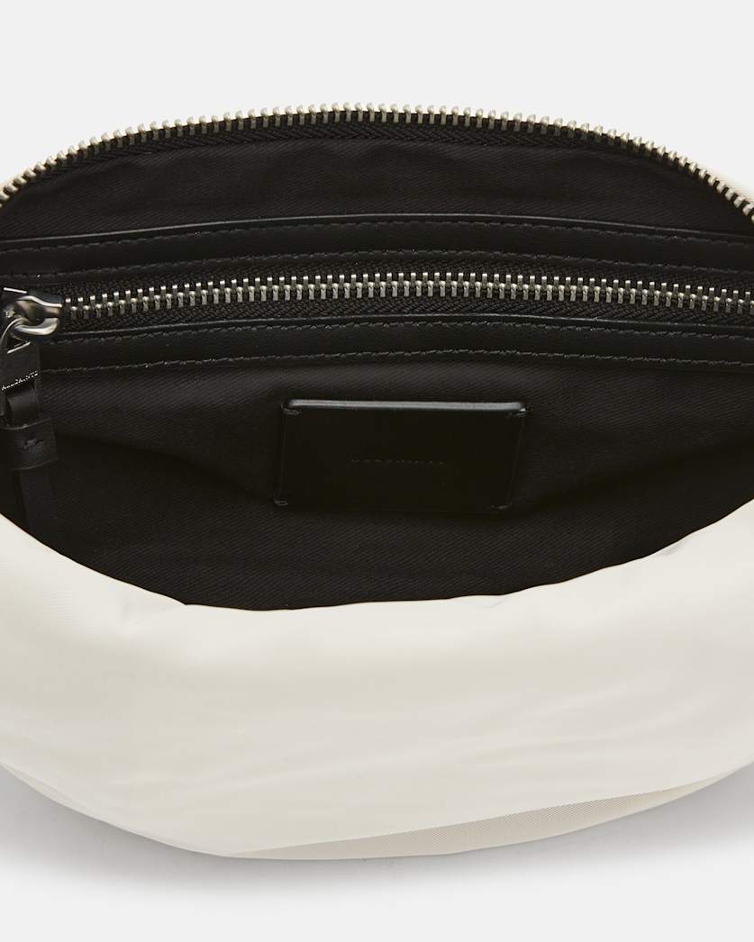 Half Moon Nylon Crossbody Bag