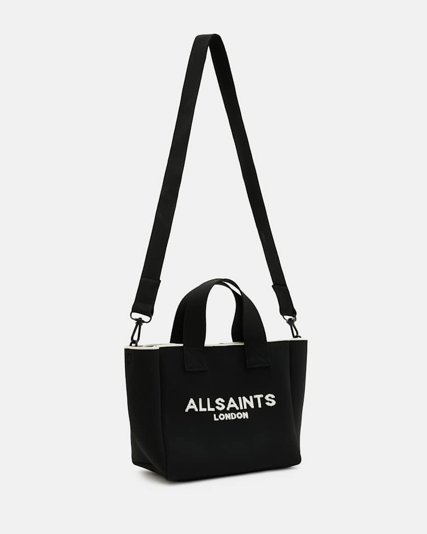 Izzy Logo Print Knitted Mini Tote Bag