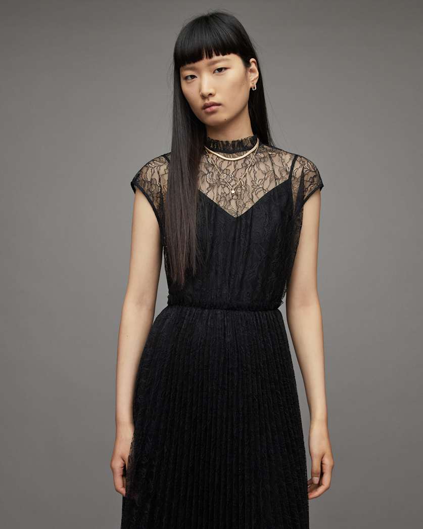 Arya Lace Midi Dress