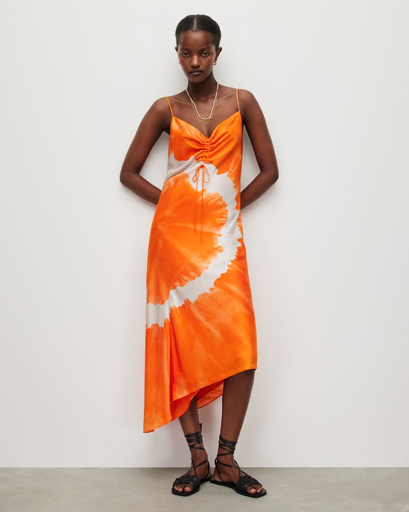 Alexia Silk Blend Mariana Midi Dress