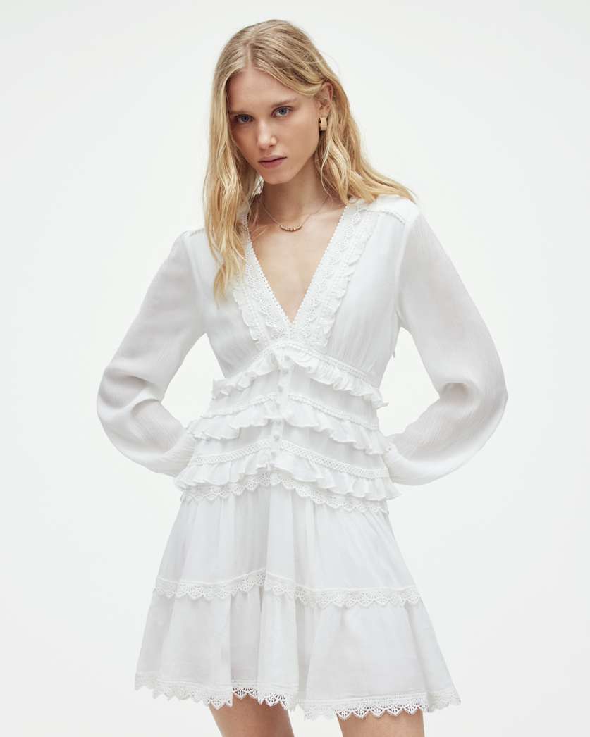 Zora Ruffle Mini Dress