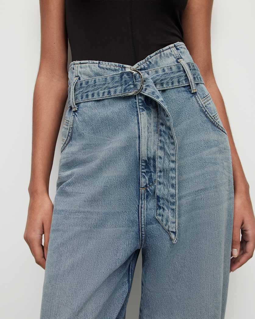 Sammy High-Rise Paperbag Jeans