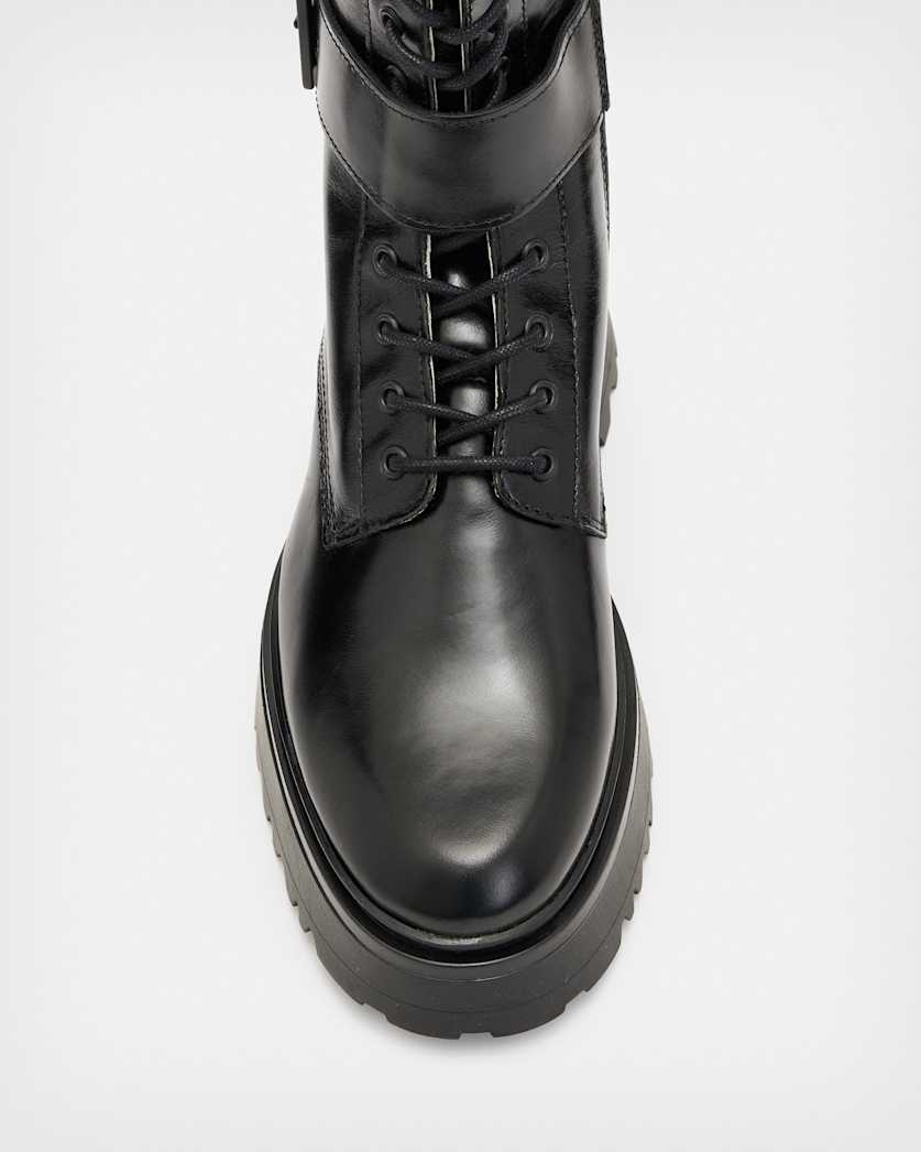 Onyx Leather Boots