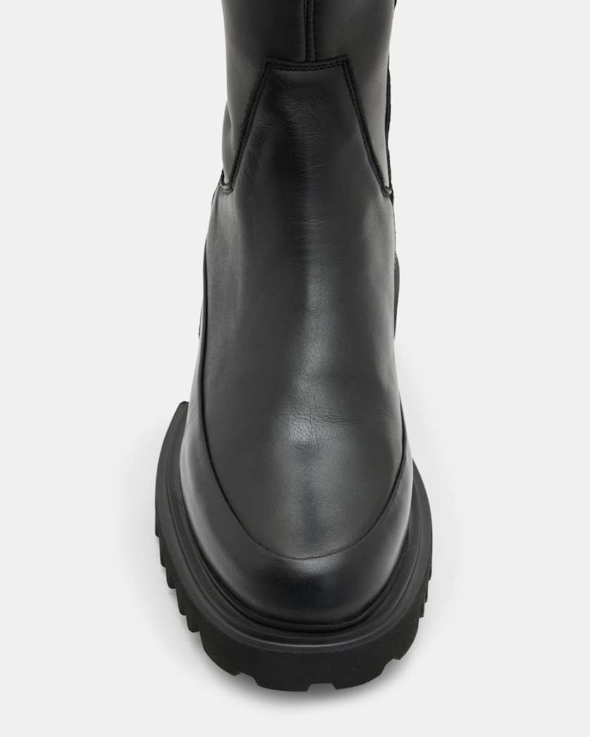 Leona Over The Knee Leather Boots