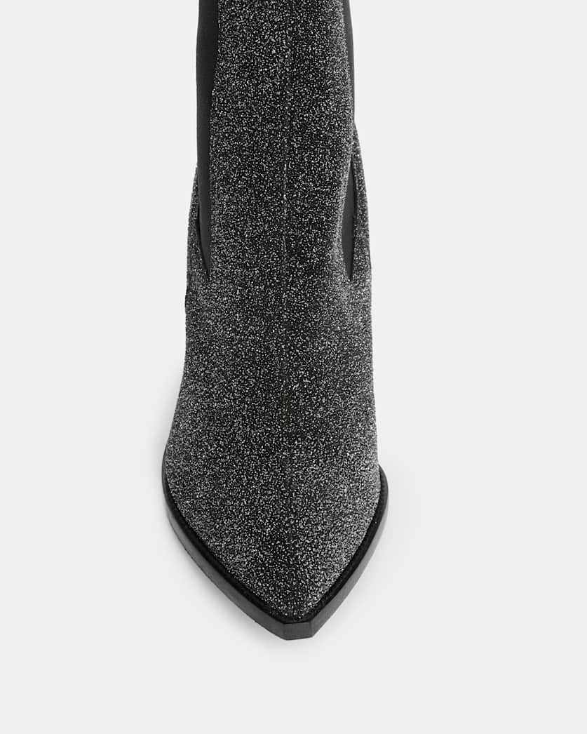 Ria Leather Sparkle Boots