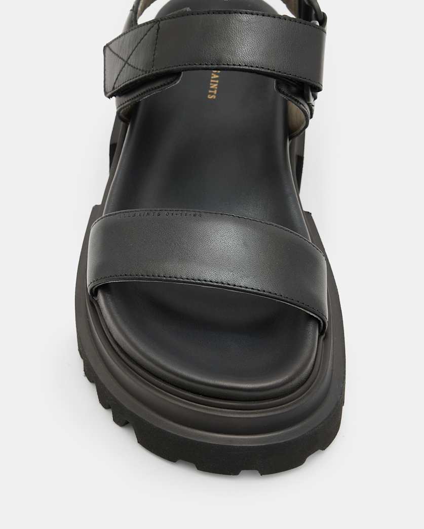 Rory Chunky Leather Velcro Sandals