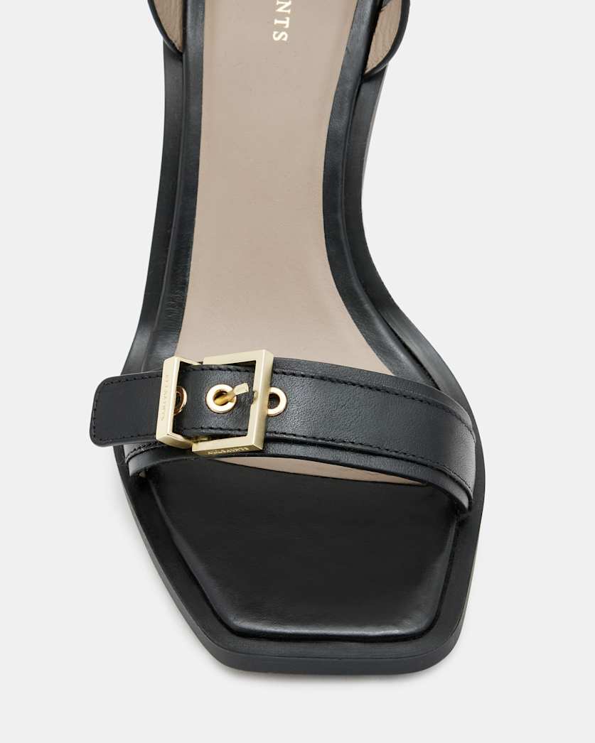 Pamela Leather Heel Sandals