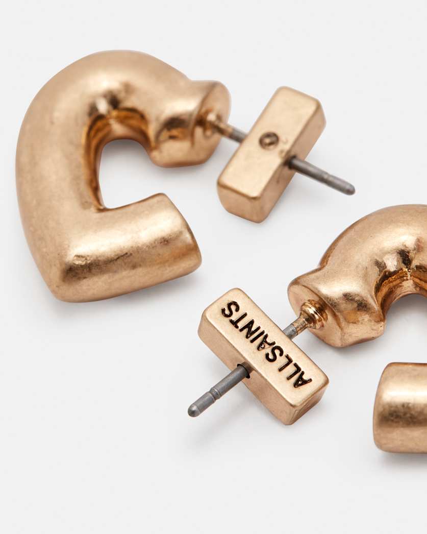 Carys Gold-Tone Heart Earrings