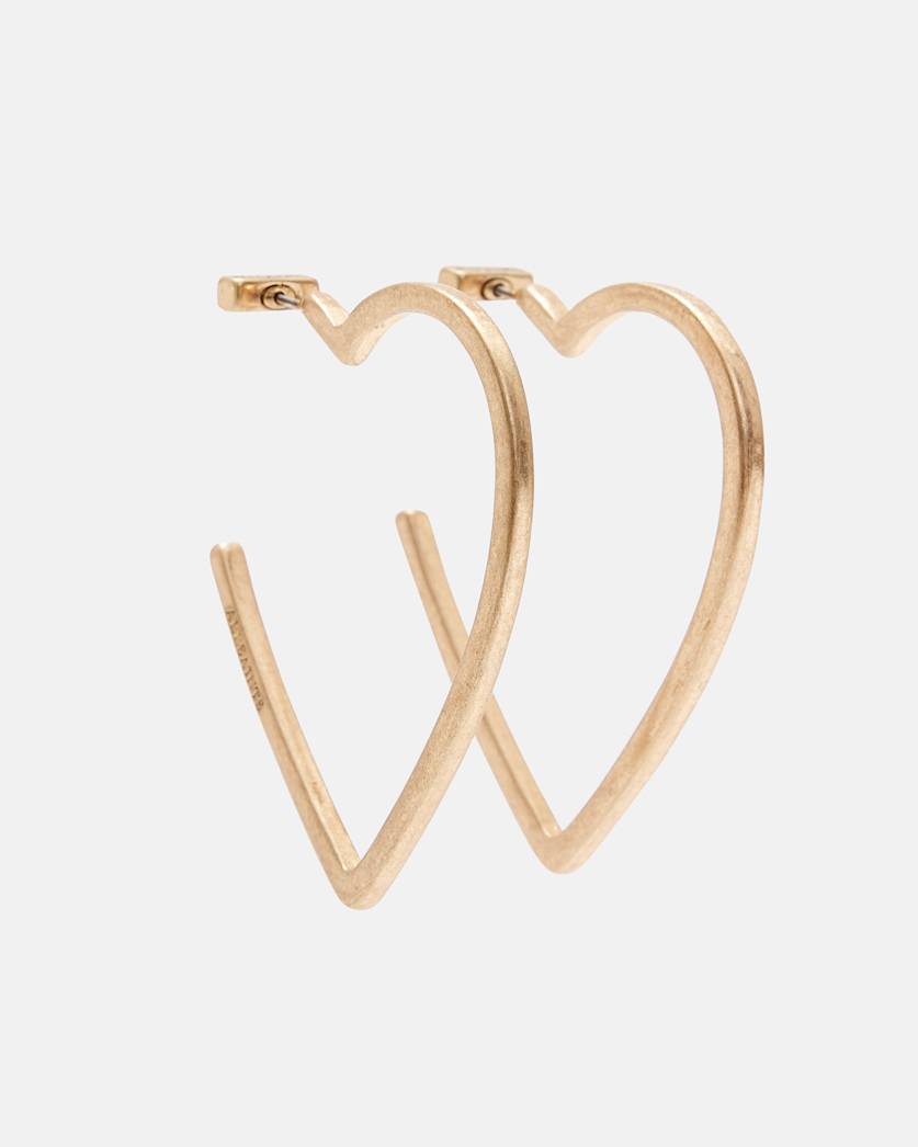 Femi Large Heart Hoop Earrings