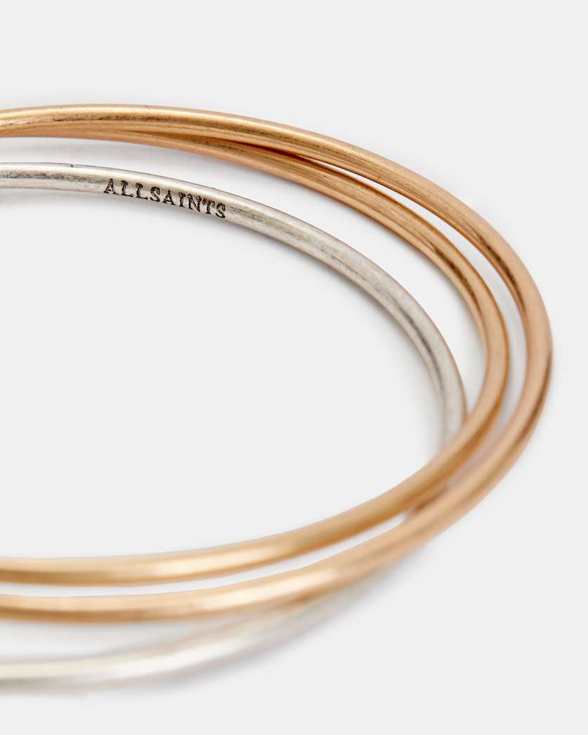 Sierra Two Tone Bangle Set
