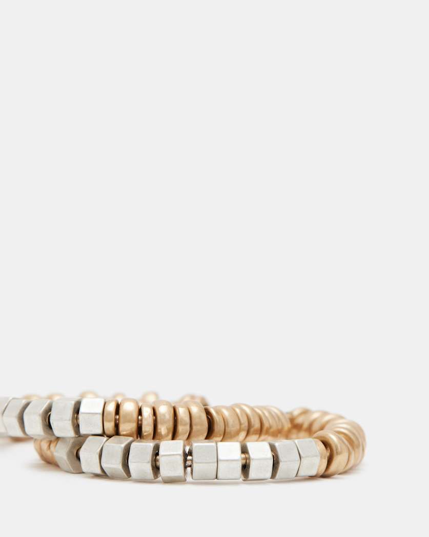 Hana Bead Titanium Hoop Earrings