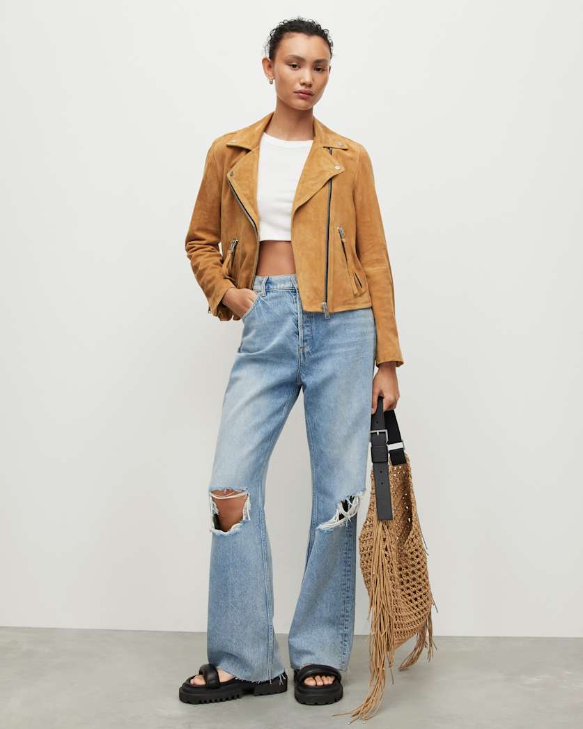 Dalby Suede Biker Jacket