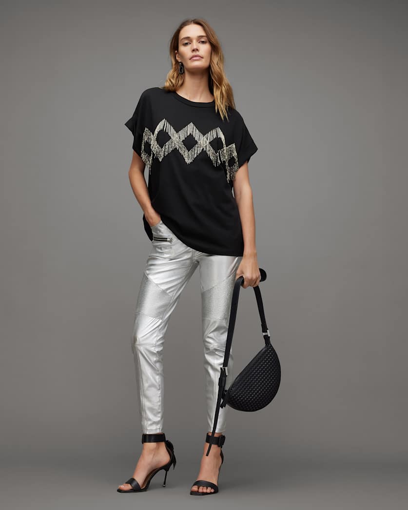 Zaniah Embellished Tassel Imogen T-Shirt