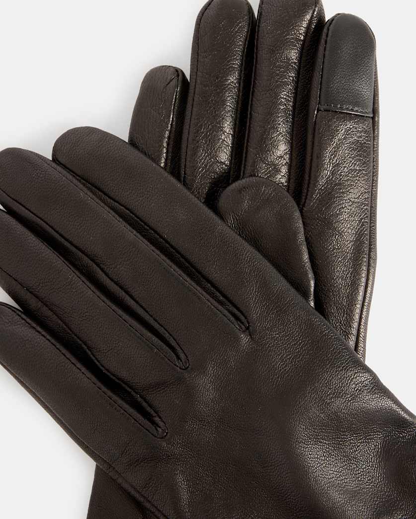 Roxy Leather Buckle Gloves