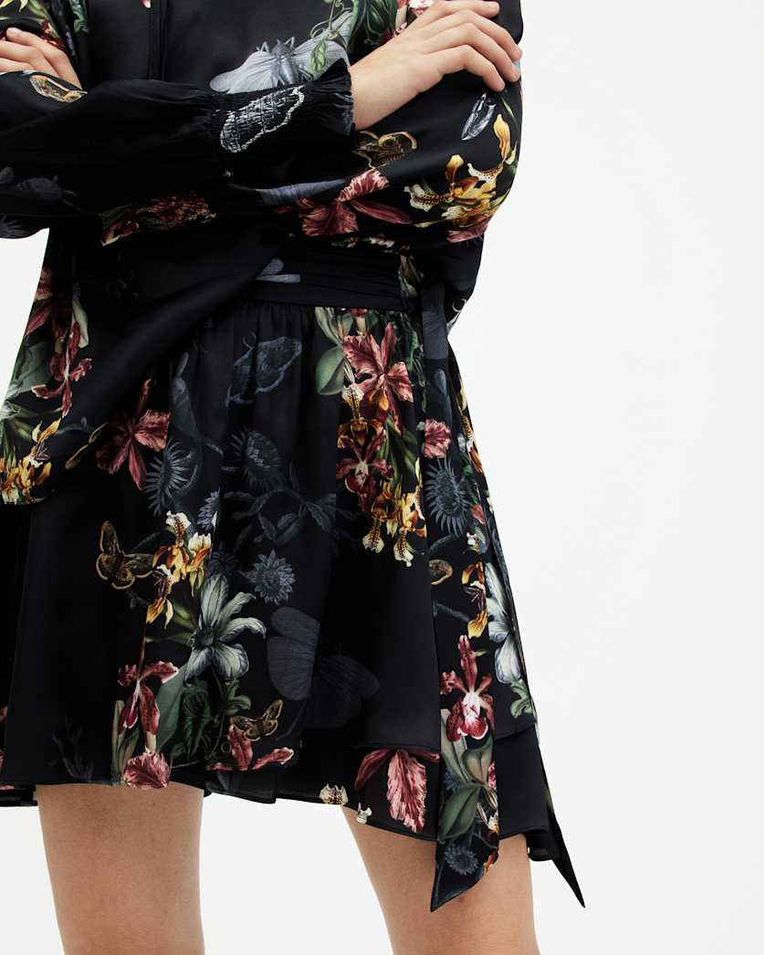 Maria Sanibel Floral Printed Mini Skirt