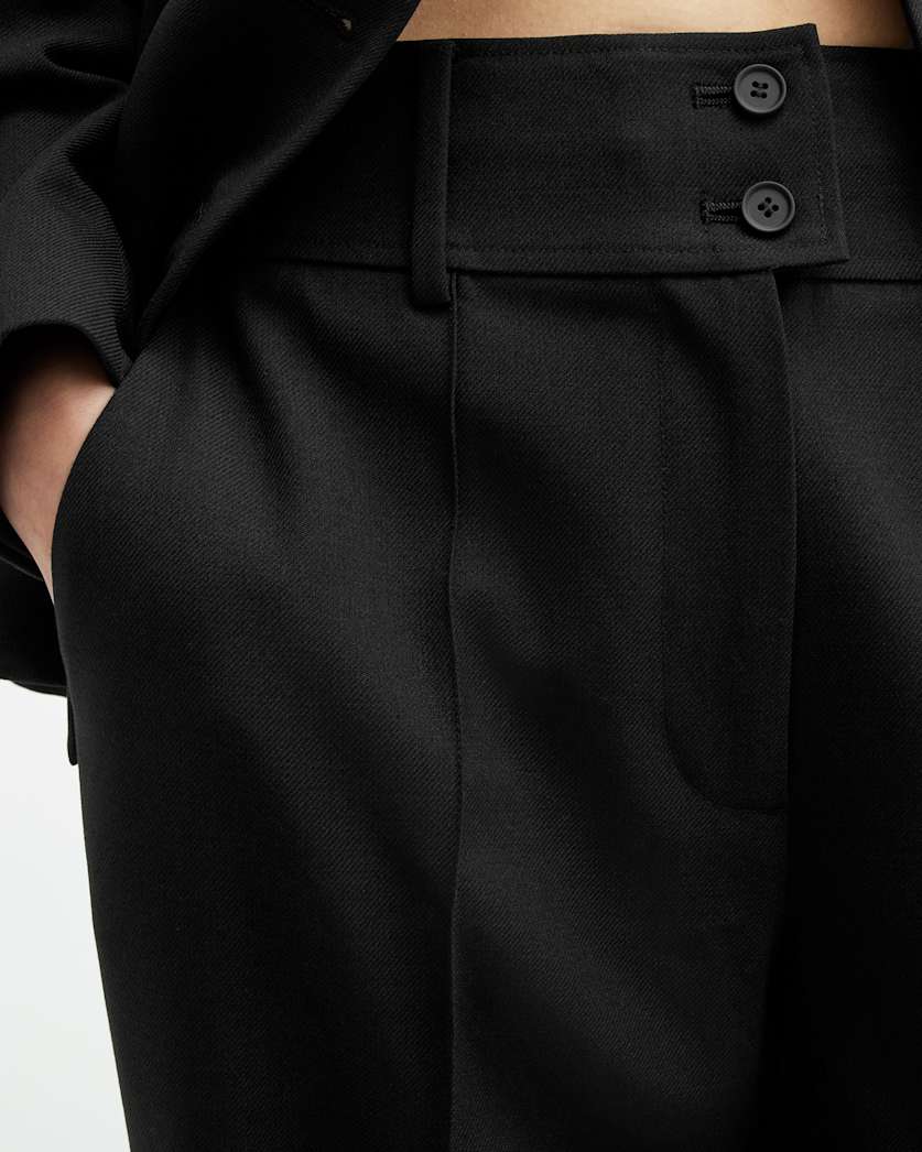 Sevenh High-Rise Slim Flared Trousers