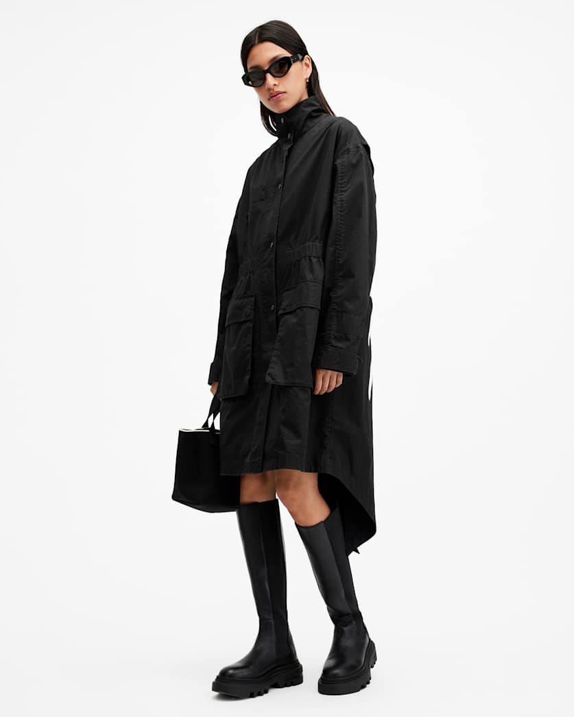 Milla Relaxed Fit Printed Parka Jacket