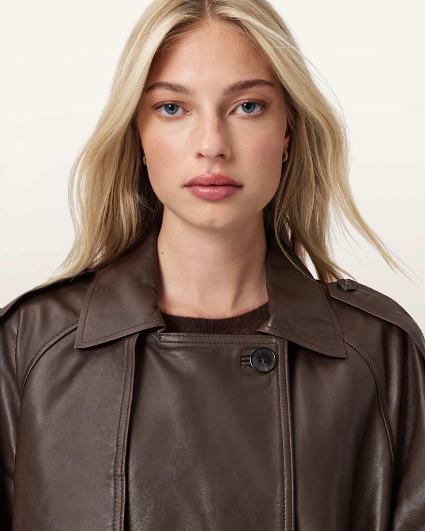 Reed Leather Trench