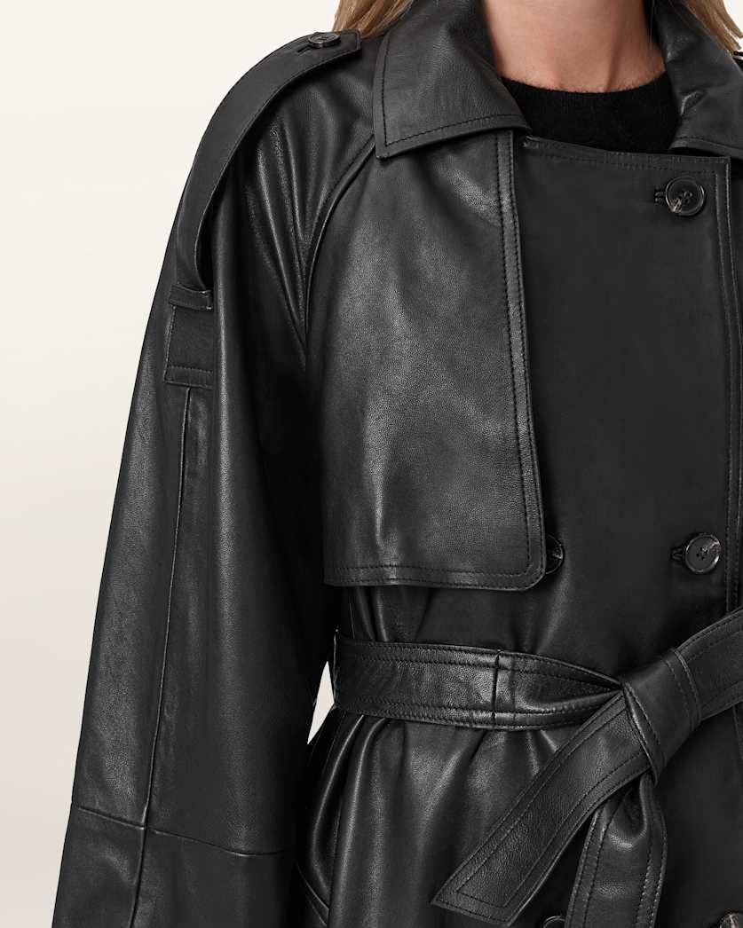 Reed Leather Trench
