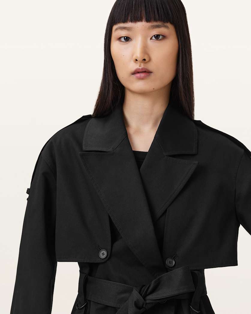 Cadence Relaxed Fit Trench Coat