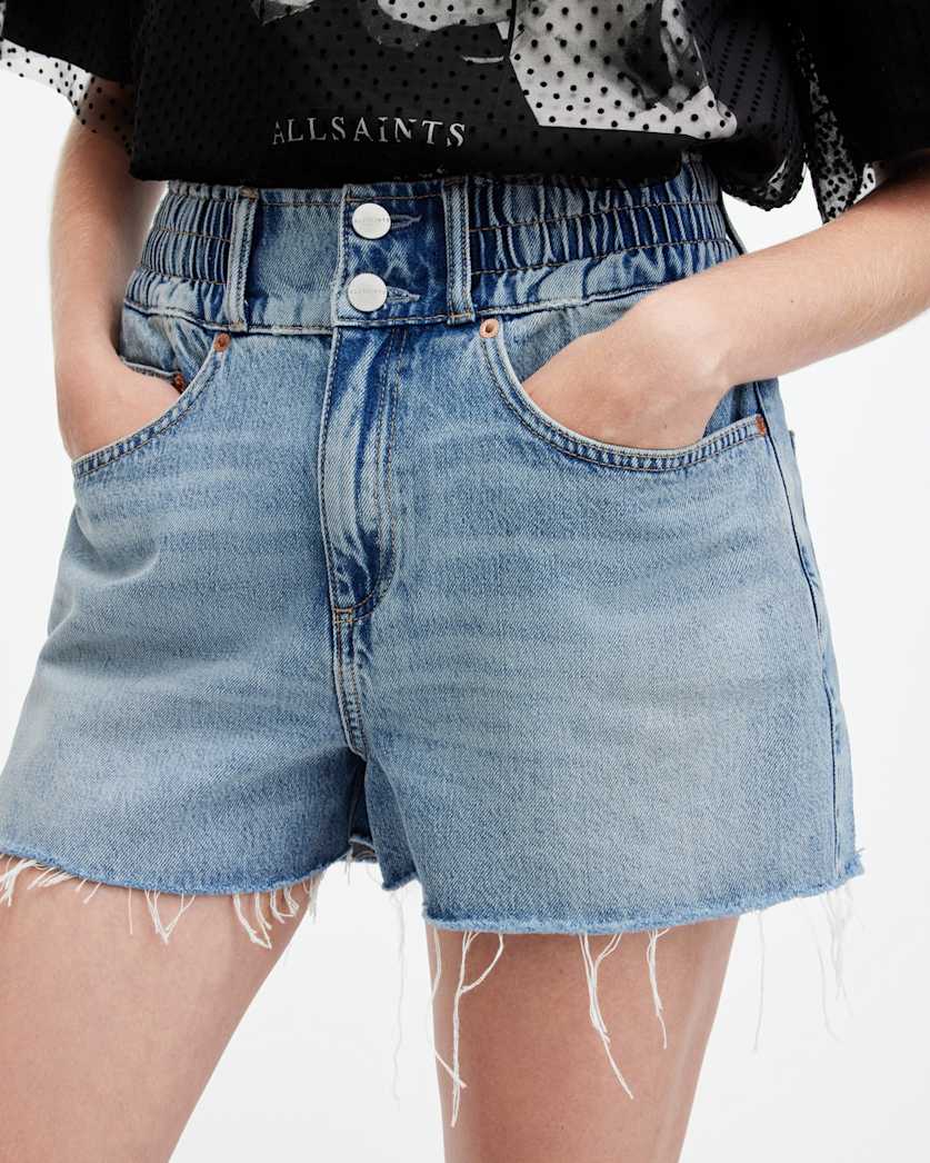 Hailey High Rise Denim Shorts