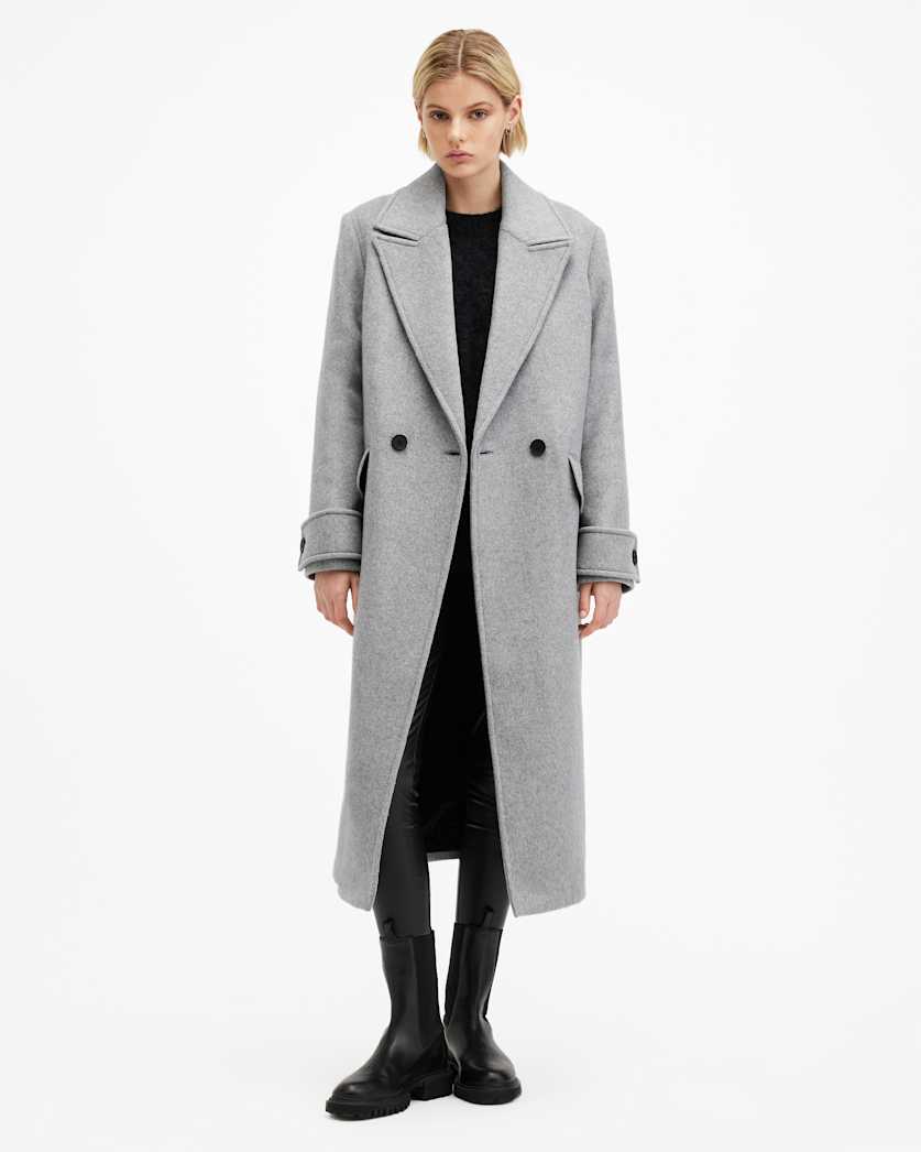 Mabel Double Breasted Oversized Coat