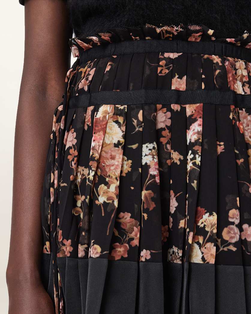 Elara Satin Mini Skirt