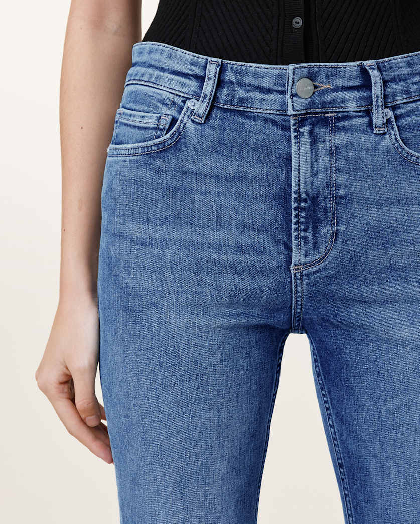 Haldan Slim Bootcut Stretch Denim Jeans