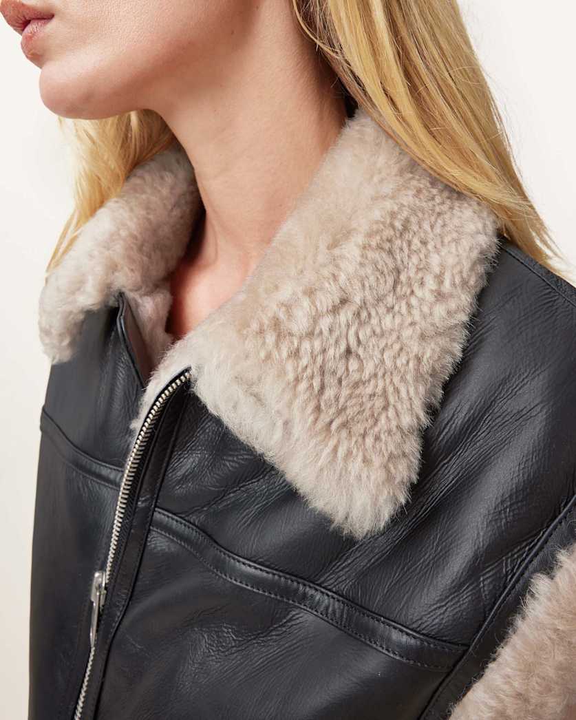 Zep Sleeveless Shearling Gilet