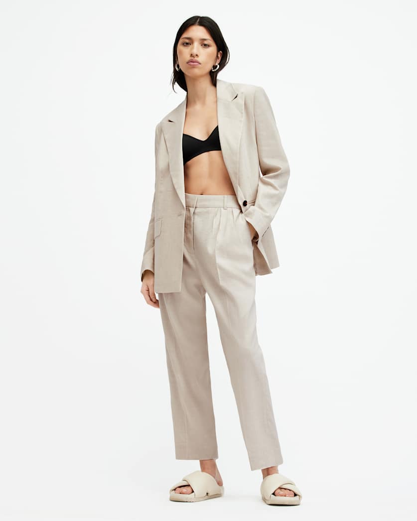 Whitney Linen Blend Relaxed Fit Blazer