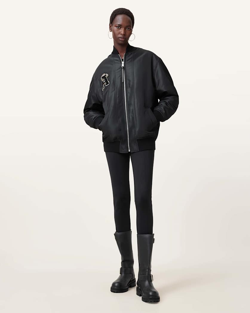 Bettie Embroidered Bomber Jacket