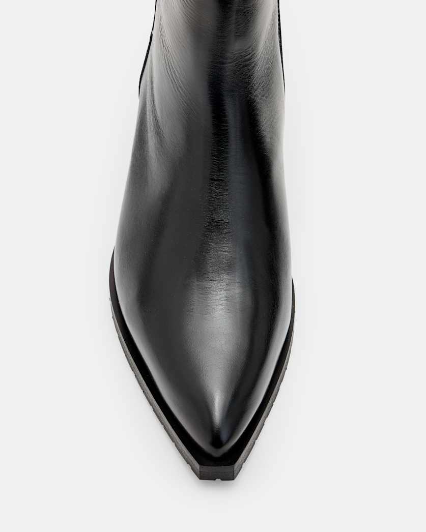 Bazely Pointed Toe Leather Boots