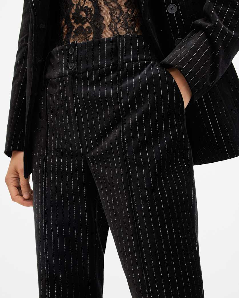 Sevenh High-Rise Slim Flared Trousers