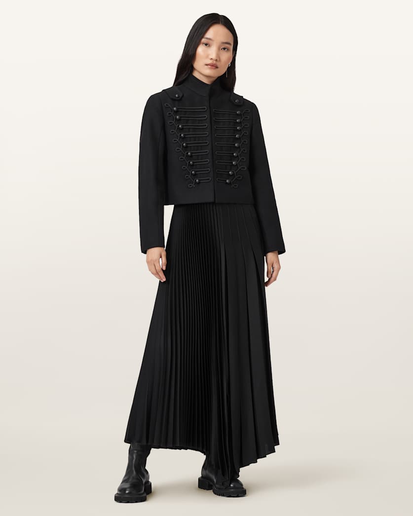 Rummy Cropped Wool Blend Jacket