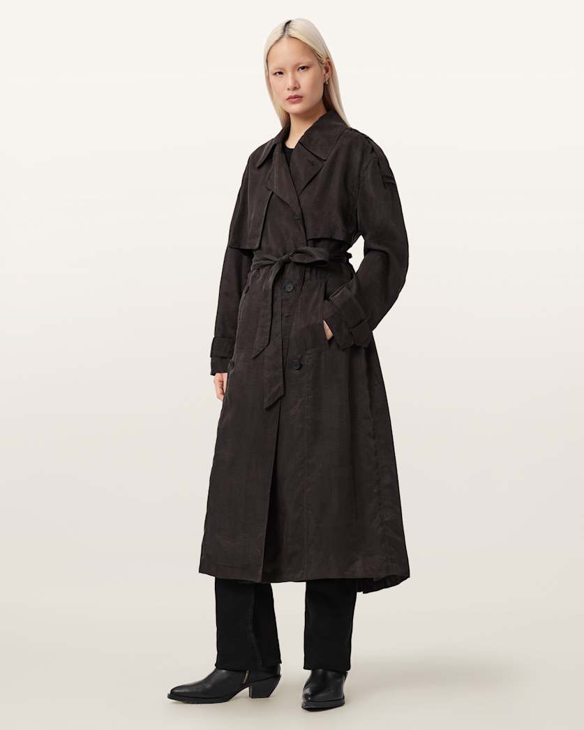 Linnie Relaxed Fit Trench Coat