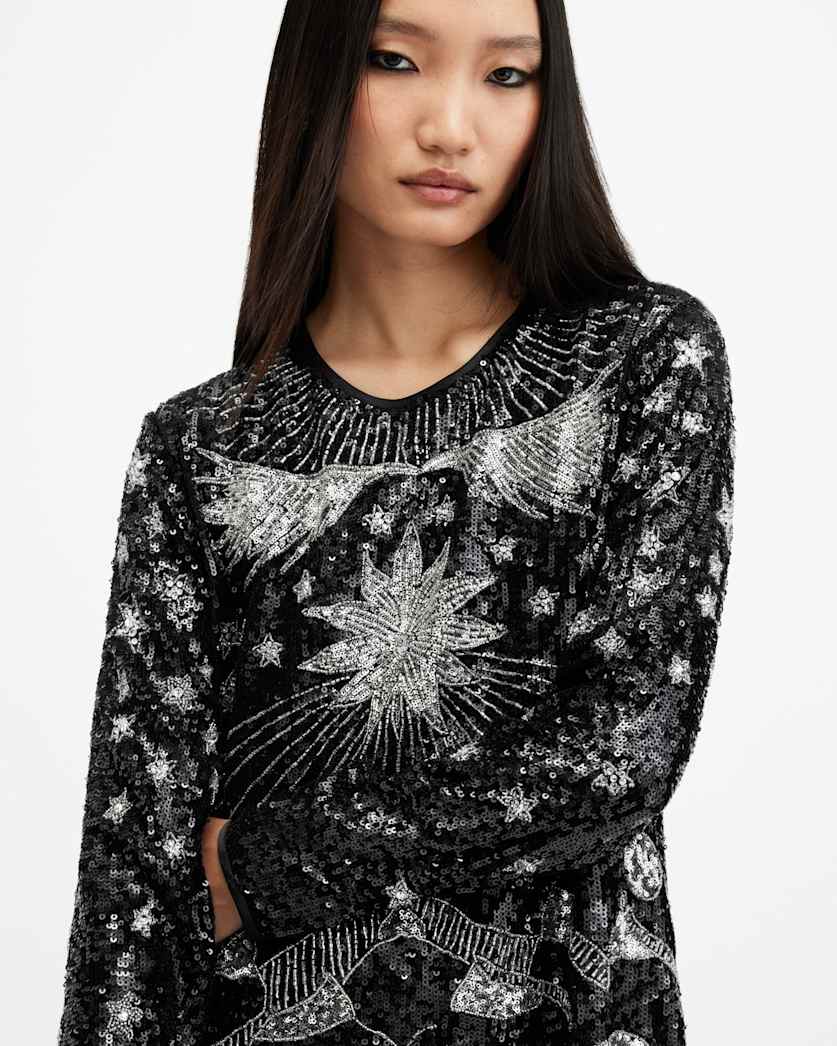 Noushka Embellished Mini Dress