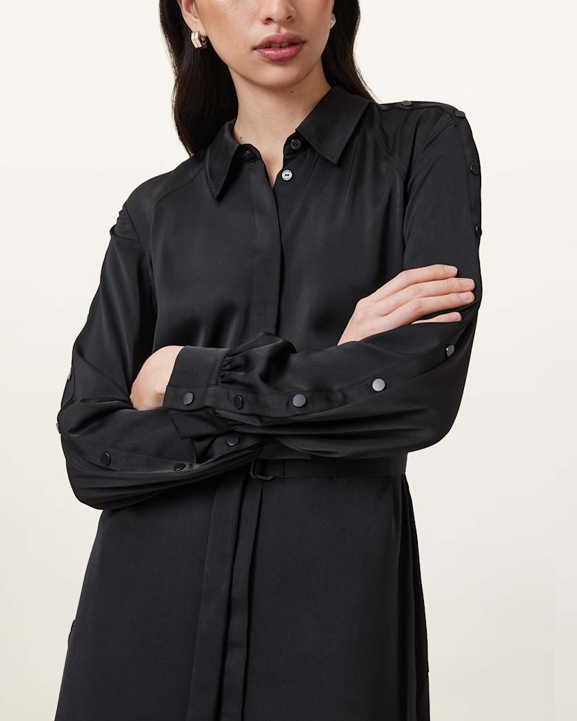 Lexi Satin Midi Dress