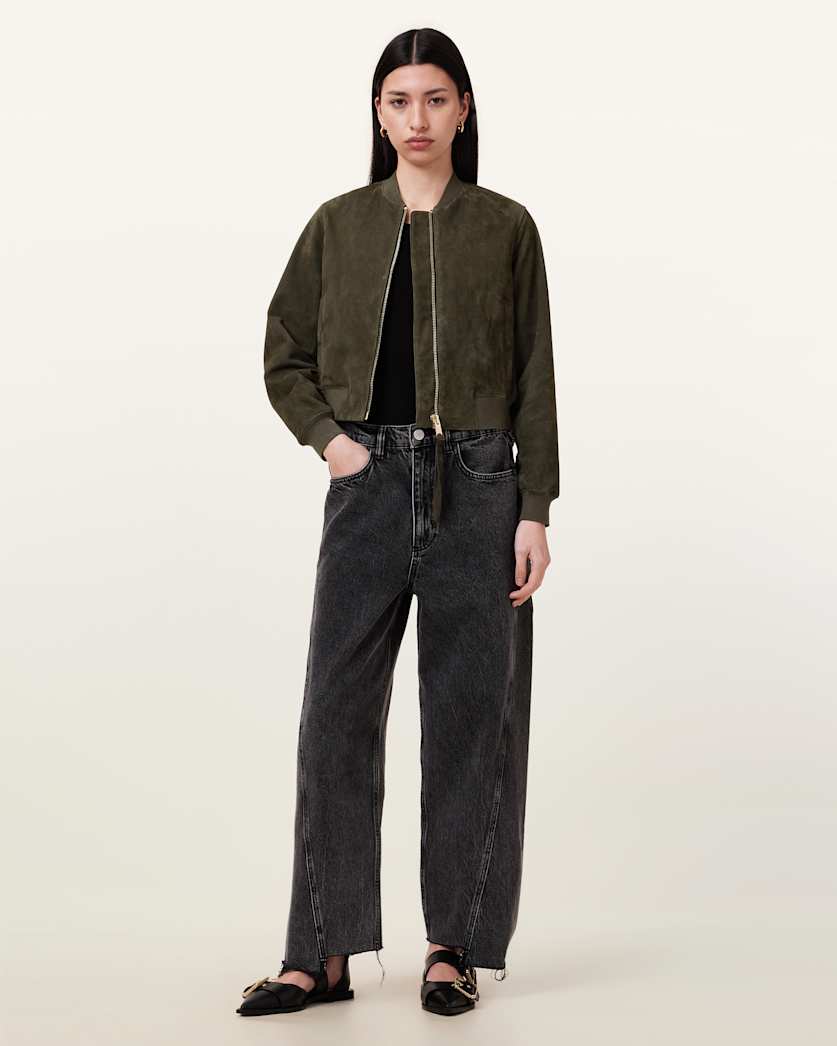 Orten Suede Bomber Jacket