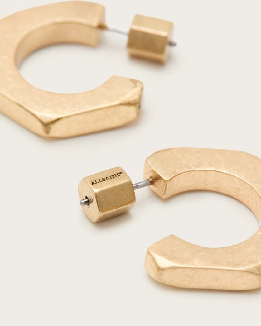 Kira Hex Hoop Earrings