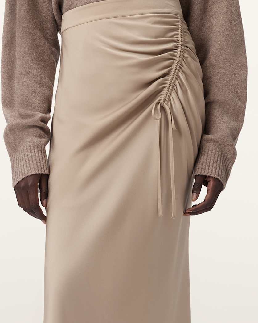 Alexia Gathered Maxi Skirt