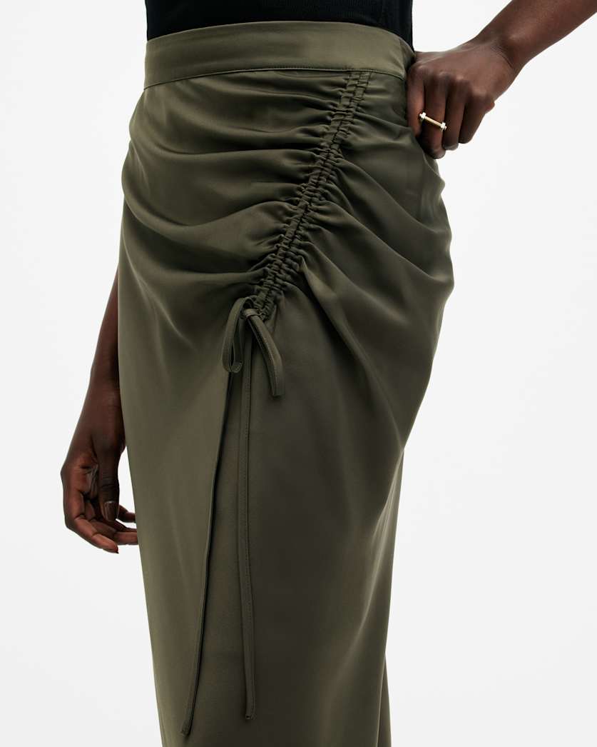 Alexia Gathered Maxi Skirt