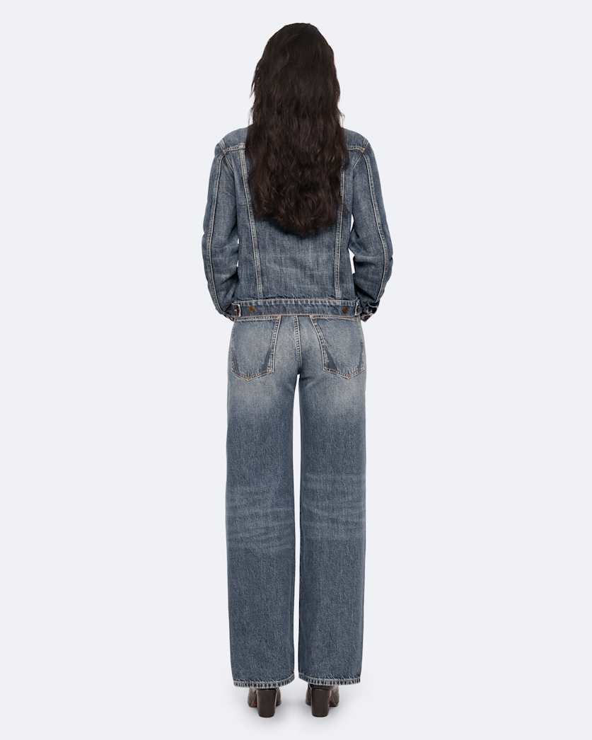 Cohen Mid-Rise Straight-Leg Jeans