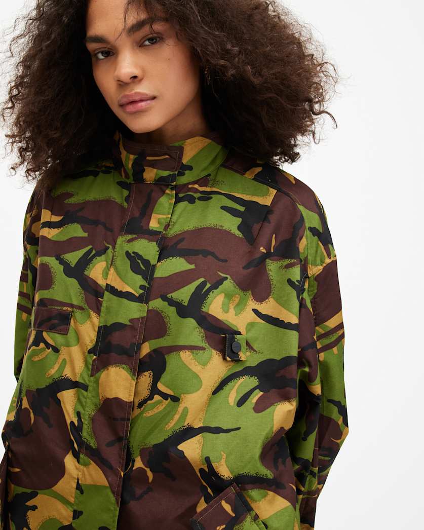 Daneya Camouflage Parka Jacket