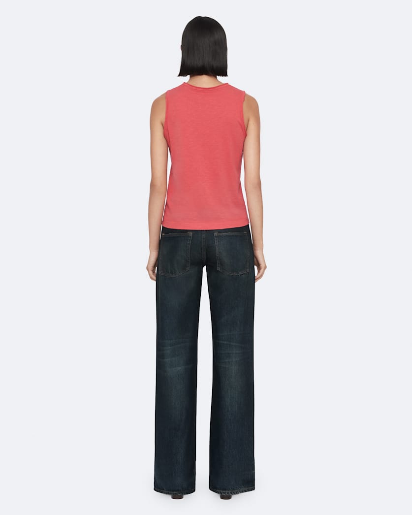 Tinted Dark Indigo Nico Low-Rise Wide-Leg Jeans