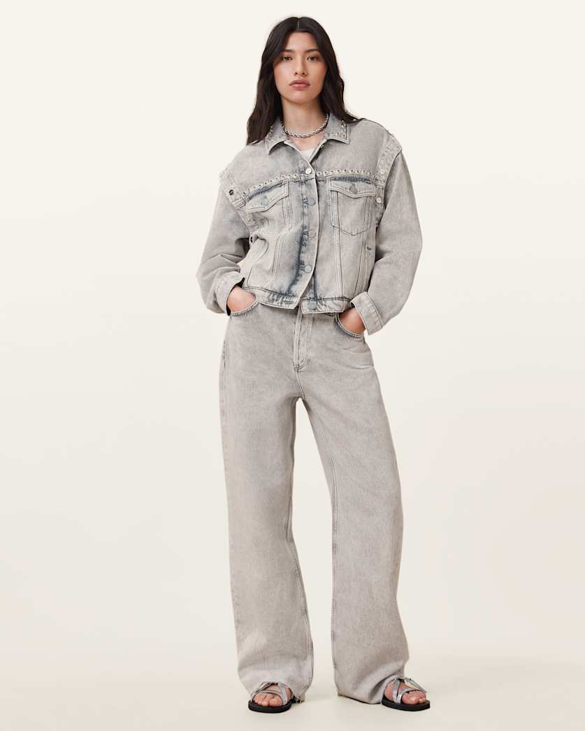 Chlo Studded Denim Jacket